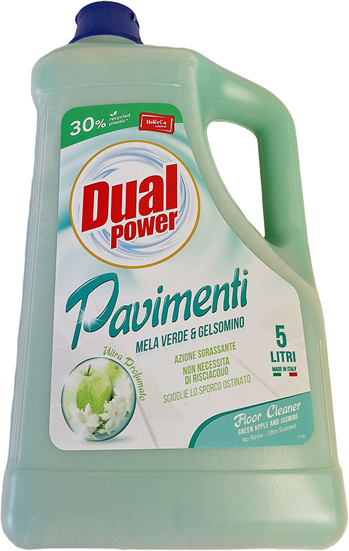 Dual Power – čistič podlahy vůně jablko a jasmín | 5L