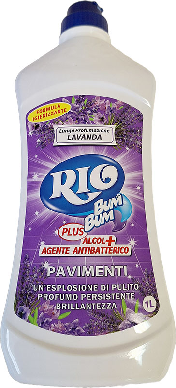 RIO – čistič podlahy vůně levandule (alkohol + antibakteriální činidlo) | 1000ml