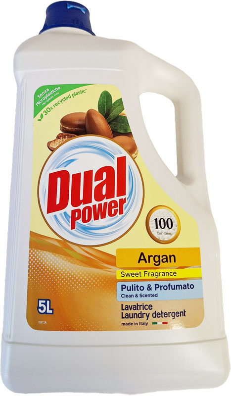 Dual Power Argan – prací gel | 100 praní, 5L