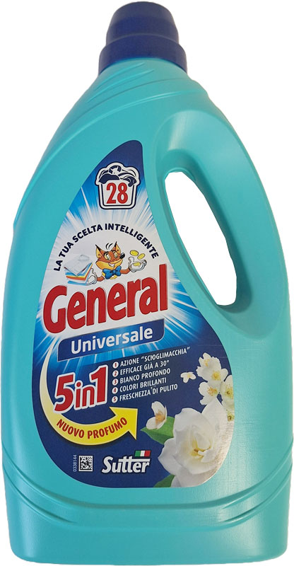 General – prací gel univerzální parfémovaný | 28 praní, 1,26L