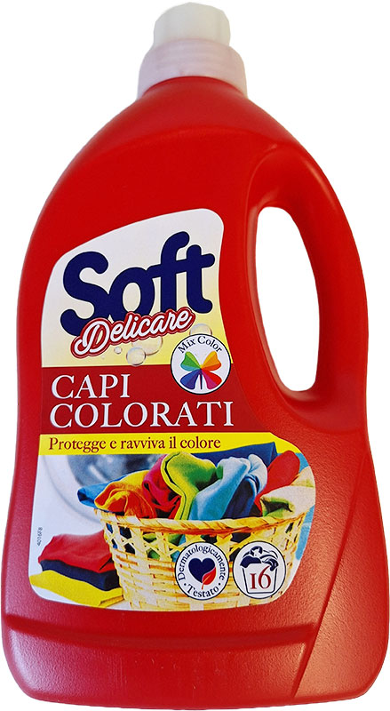 Soft Delicare – prací gel na barevné prádlo | 16 praní, 900ml