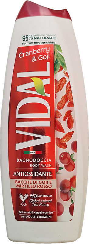 Vidal Goji – pánský sprchový gel | 500ml