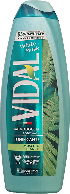 Vidal Muschio Bianco – pánský sprchový gel | 500ml